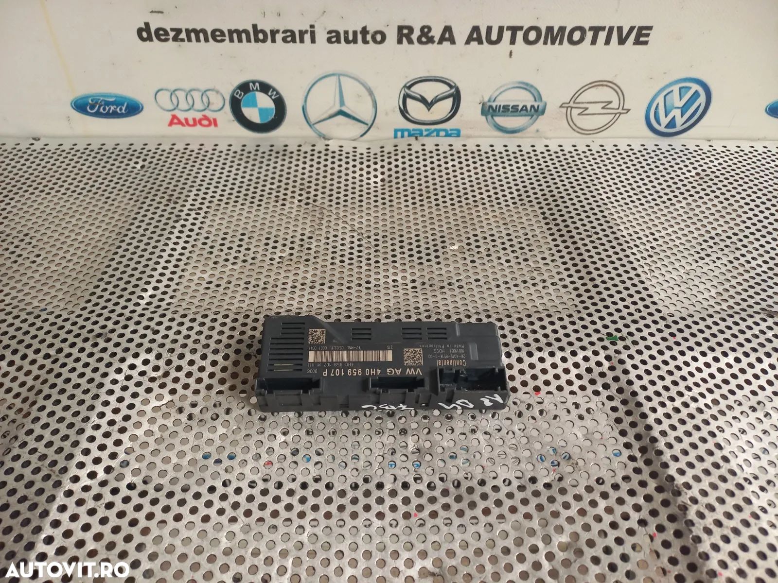 Modul Inchidere Soft Close Portbagaj Audi A8 4H D4 An 2010-2011-2012-2013-2014-2015-2016-2017 Cod 4H0959107P Dezmembrez Audi A8 4H D4 Volan Stanga 3.0 Tdi Quattro Motor CDT Cutie MXU - Dezmembrari Arad - 1