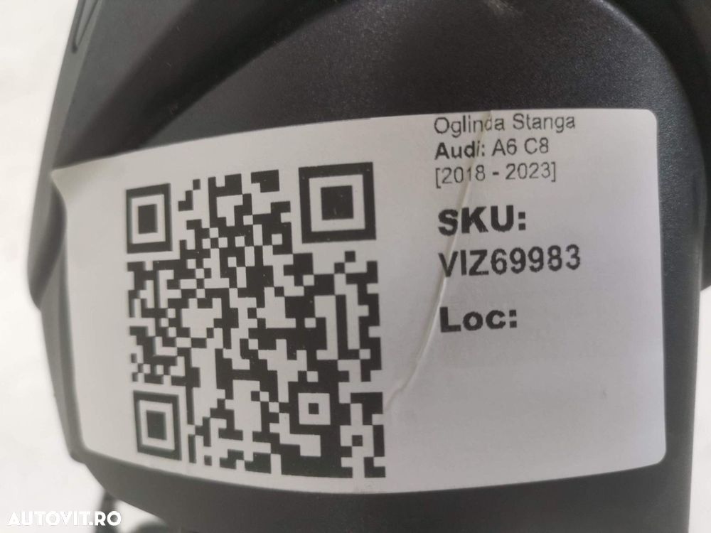 Oglinda Stanga Audi A6 C8 2018 2019 2020 2021 2022 2023 Originala - 8
