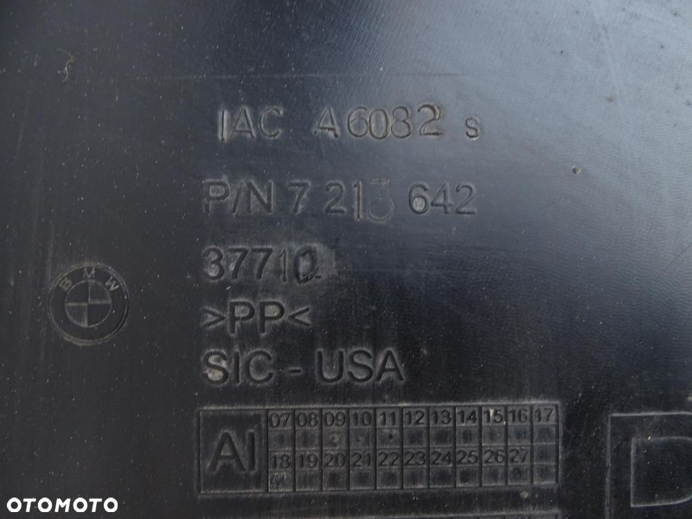 NADKOLE PRAWE PRAWY PRZÓD PRZEDNIE 7213642 BMW X3 F25 - 7