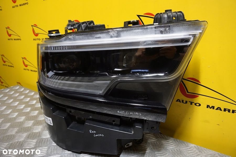DODGE RAM 1500 LIMITED 2019- REFLEKTOR LAMPA LED PREMIUM BLACK PRAWA USA - 4