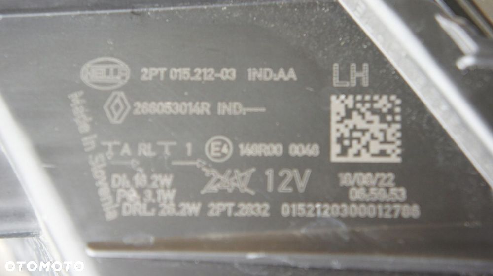 LEWY LED HALOGEN SWIATLO DRL ZDERZAK RENAULT MEGANE V E-TECH E TECH - 9