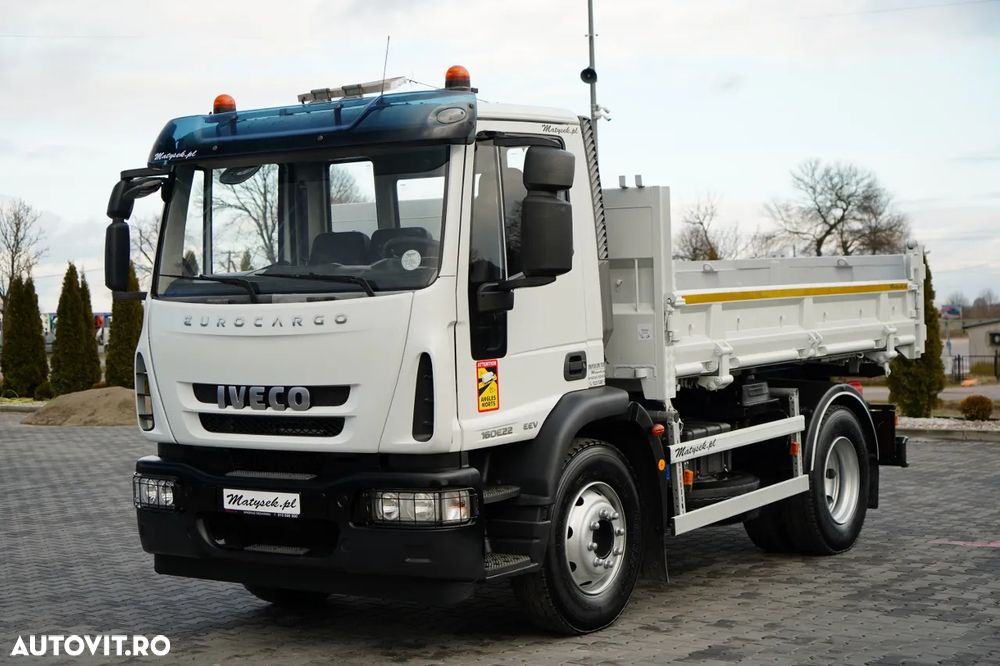 Iveco EUROCARGO 160 E22 / BASCĂLĂTOR 3 DIRECȚII / HIDRODOXIE LATERALĂ / BORDMATIC / EURO 5 EEV - 12