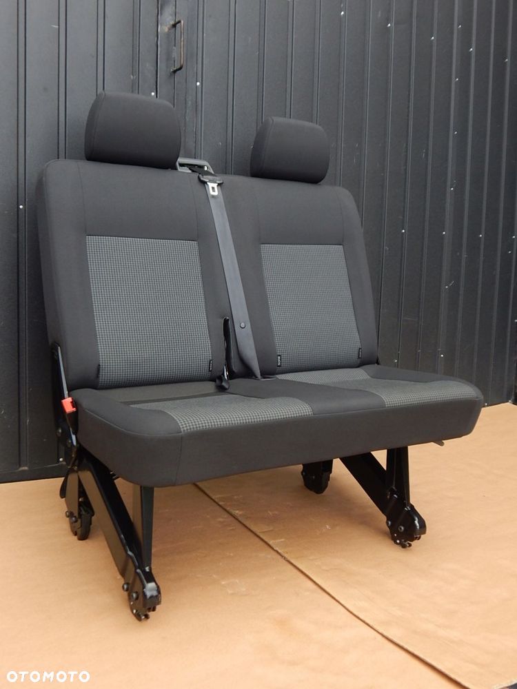vw t5 lift t6 t6.1 fotel kanapa ławka dwójka tył 2 rząd double grid - 5