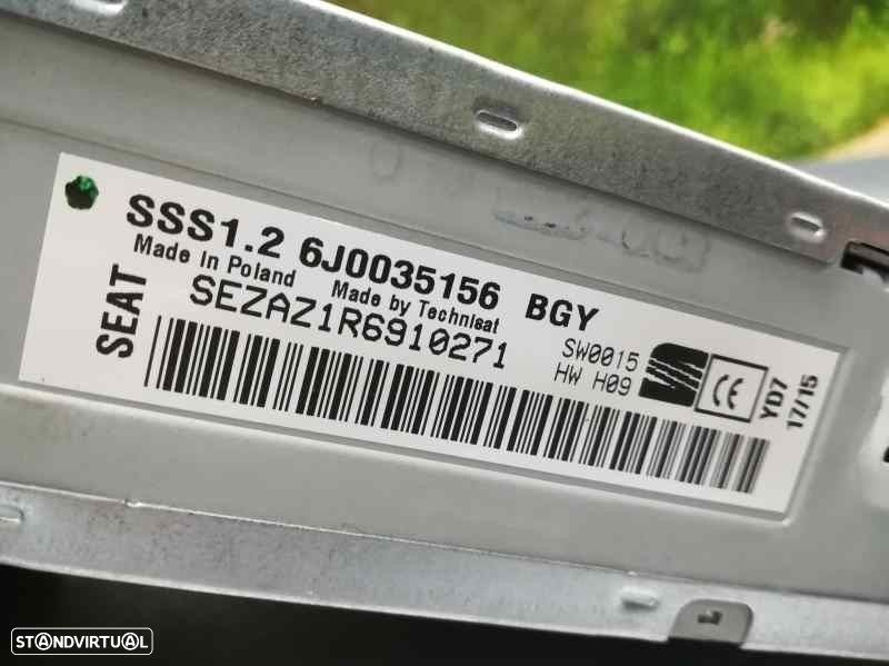 SISTEMA AUDIO / RADIO CD SEAT IBIZA IV 2015 -6J0035156BGY - 3