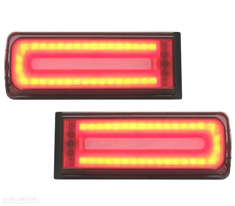 FAROLINS LED DINAMICO MERCEDES CLASE G W463 07-17 VERMELHO ESCURECIDO LOOK AMG G55 - 4