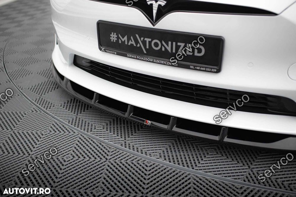 Prelungire bara fata Tesla Model S Plaid Mk1 2021- v4 - Maxton Design - 4