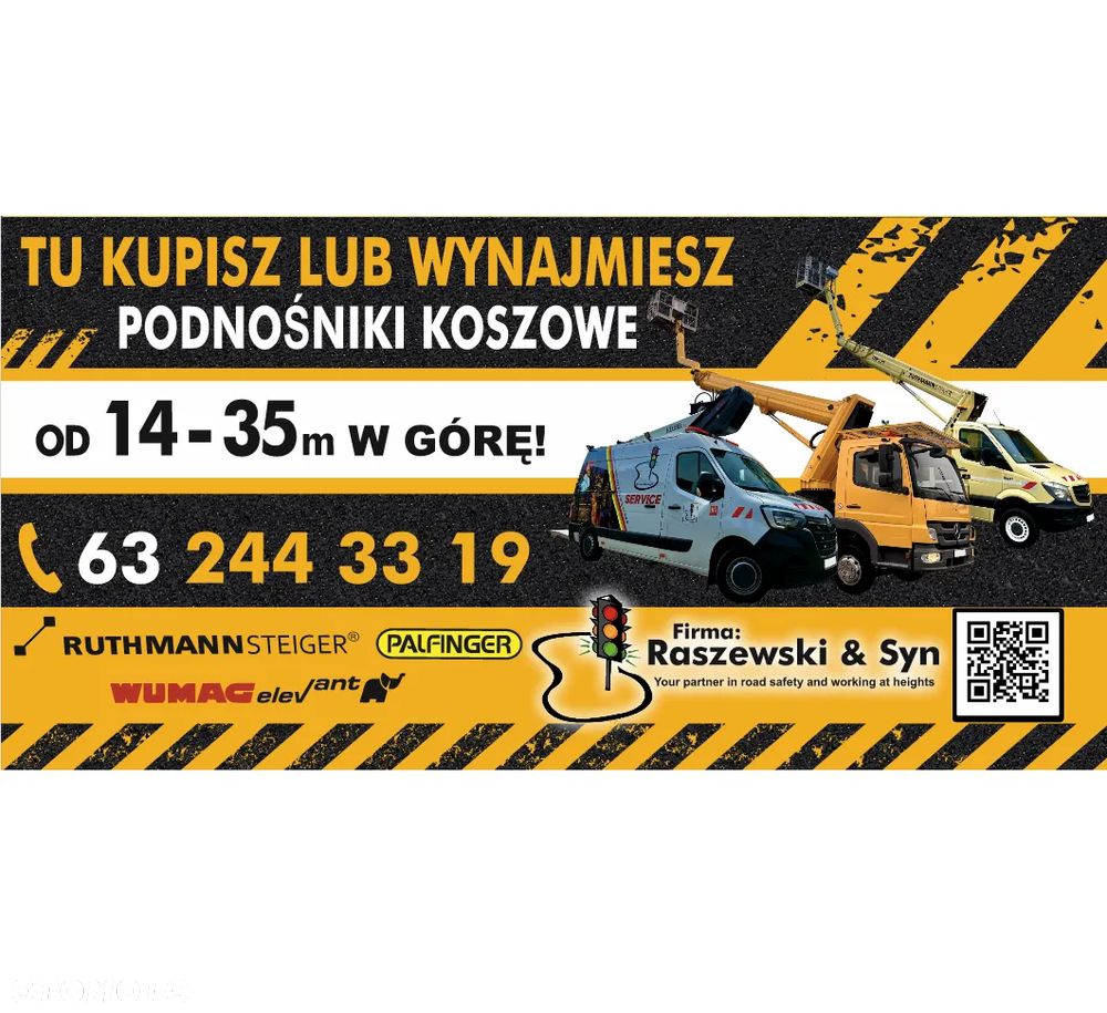 Ruthmann T330 (33m w bok 21,2m)Mercedes Atego, MAN TGL7.150 - 14