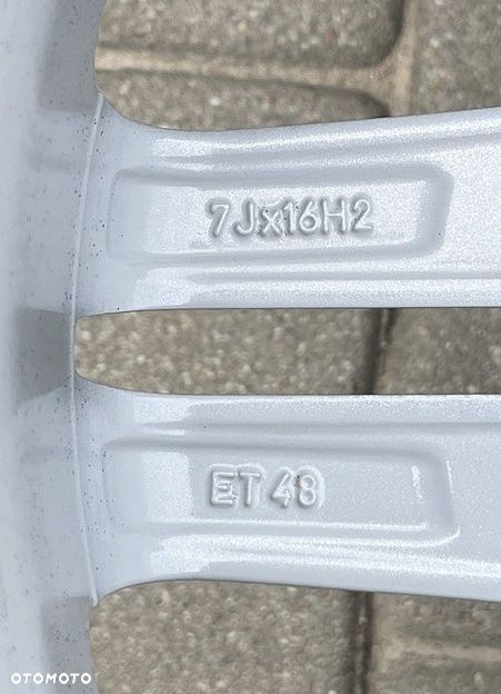 ALUFELGI 16 FELGI ALUMINIOWE ALUSY VW SKODA SEAT AUDI MERCEDES 5x112 ET48 7Jx16H2 R16 - 7
