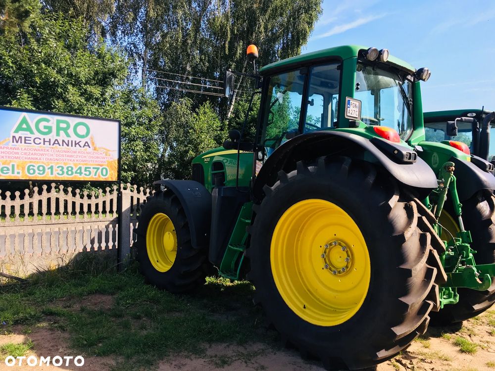 John Deere 7430 Premium Nowe opony Video Pneumatyka - 8