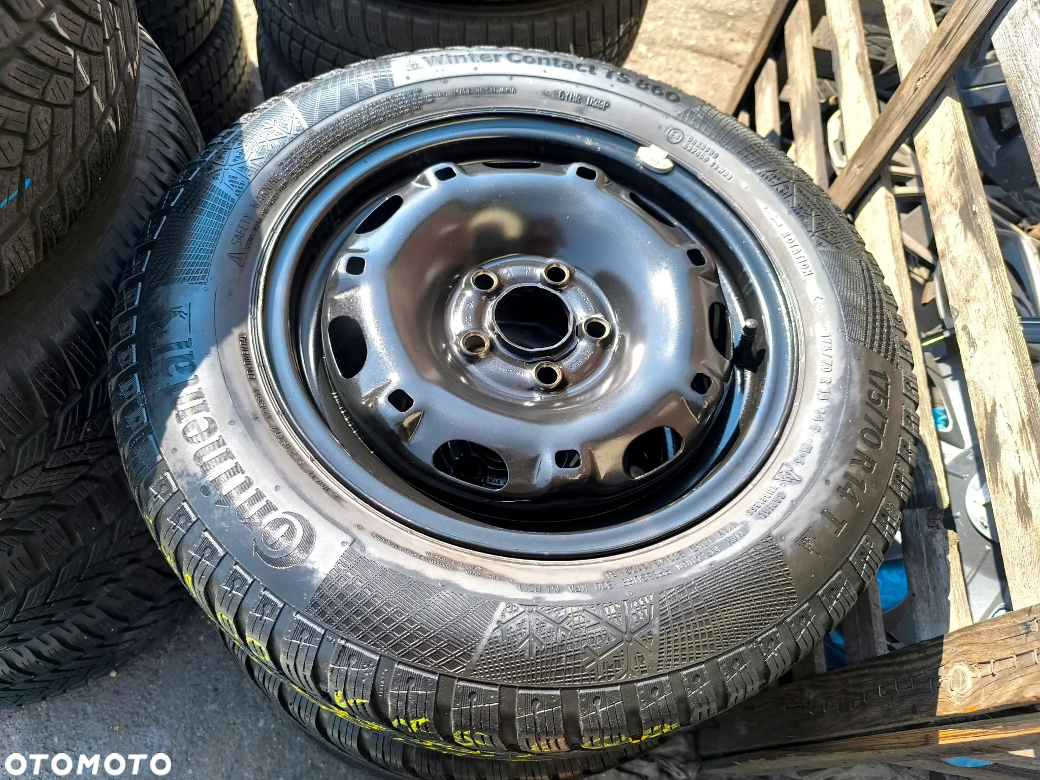 5x100 Felgi Stalowe Stal 14 Koła Zimowe Zima SKODA FABIA PRAKTIK ROOMSTER RAPID SEAT IBIZA CORDOBA TOLEDO IV 4 VW FOX POLO Legnica ALU-RAD 175/70 5mm - 1
