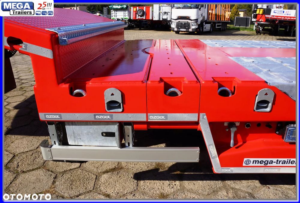 Mega Nisko-podłogowa 3 osie, 18,60 m dł., ZAGŁEBIENIA NA KOŁA pod maszyny leśne i budowlane !!! - 22