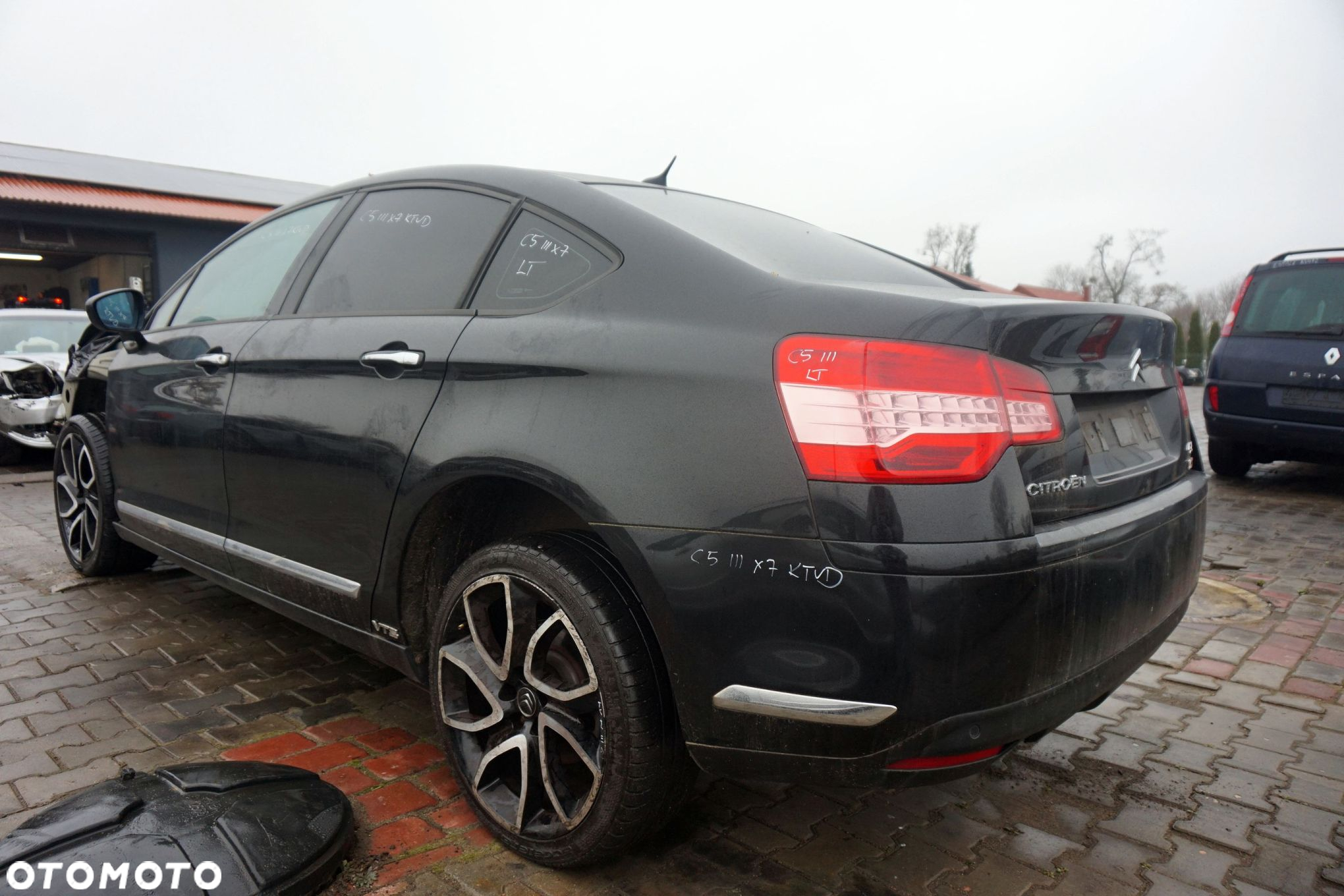 CITROEN C5 III X7 SEDAN 2008 KTVD 2.2 HDI DW12BTED4 170KM 20MB21 CZARNY na części - 3