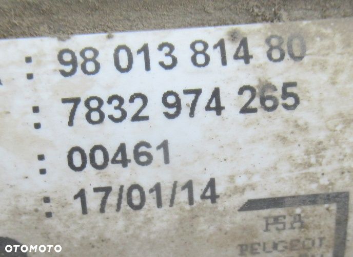 CITROEN C5 III X7 1.6 THP MAGLOWNICA PRZEKŁADNIA KIEROWNICZA 9801381480 - 3