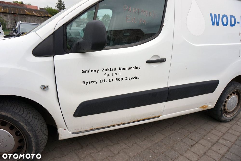 DRZWI PRZEDNIE LEWE PARTNER III B9 EWPA  BIAŁY PEUGEOT 2008-2018 - 4