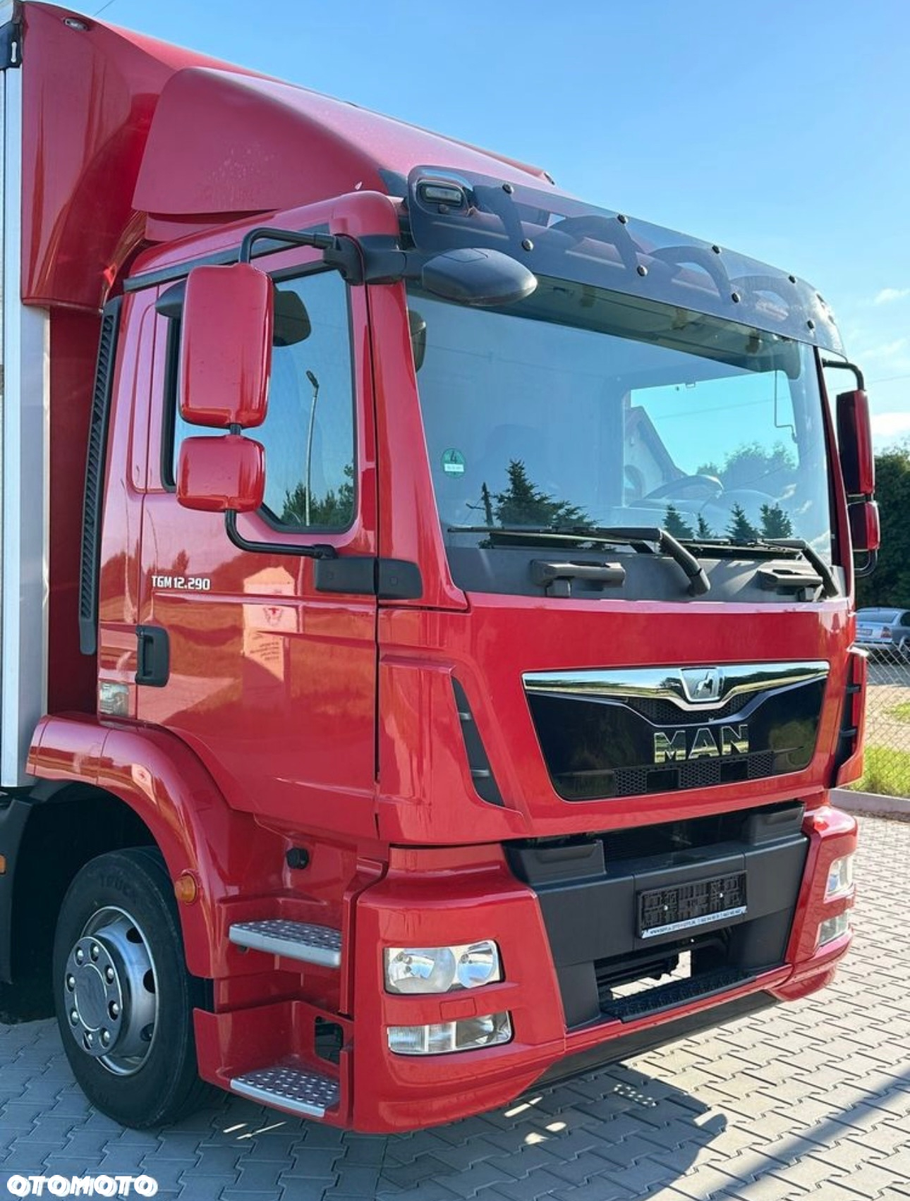 MAN TGM 15.290 / FIRANKA / AUTOMAT / CAŁY NA PODUSZKACH / 21 EUROPALET / 8.5 M DŁUGOŚCI / EURO 6 - 7