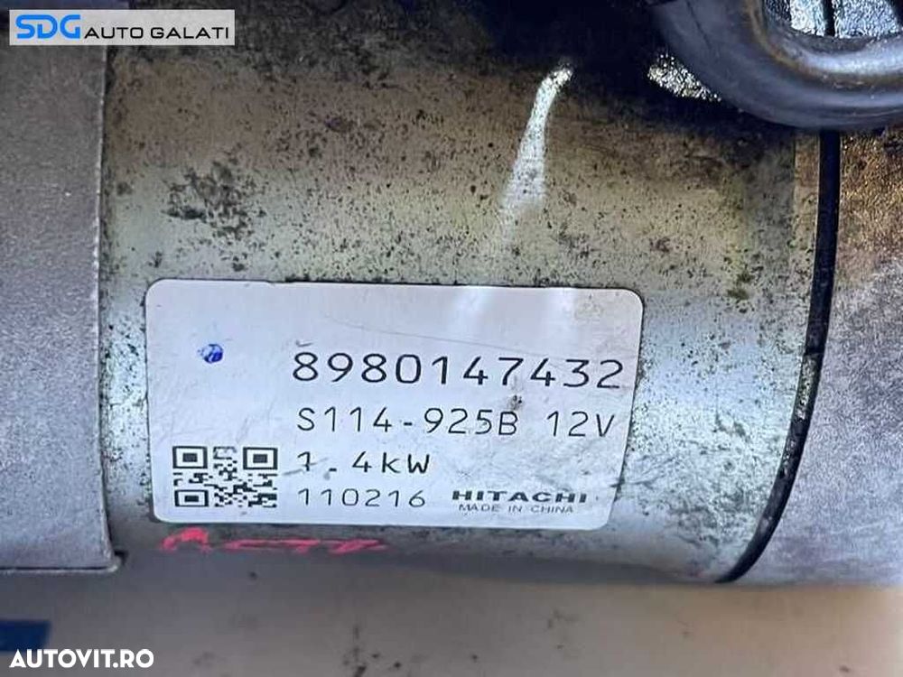 Electromotor cu 13 Dinti Opel Astra J 1.7 CDTI 2009 - 2015 Cod 8980147432 [B3302] - 5