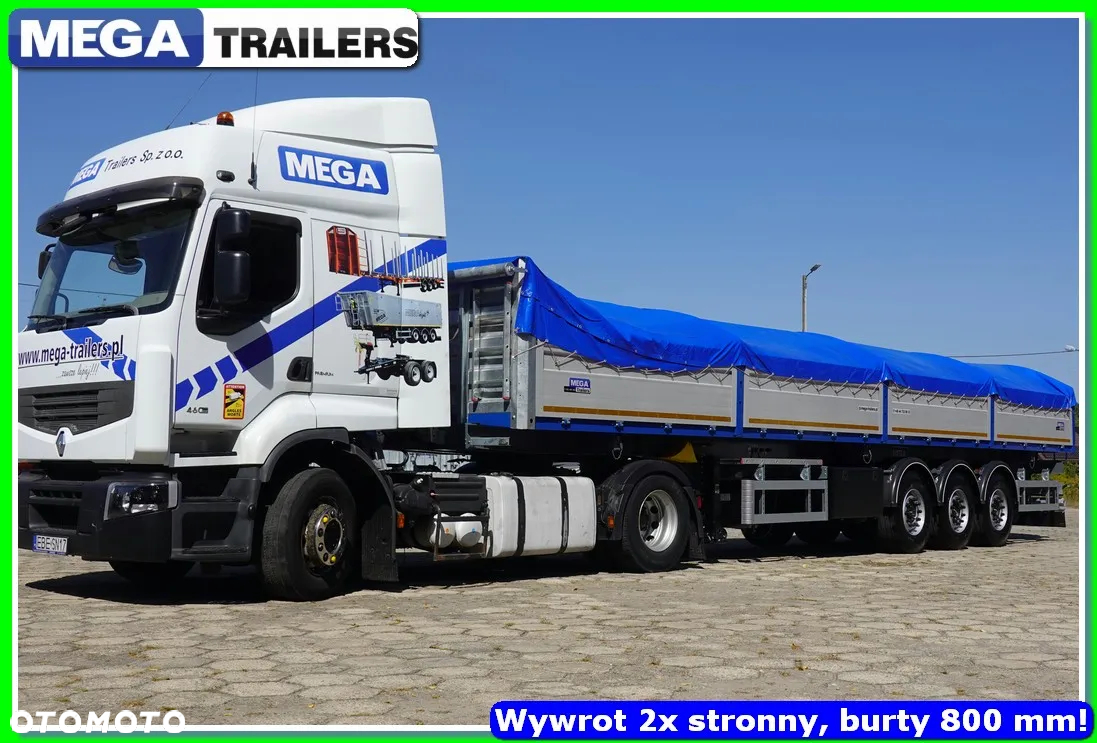 Mega 25 m³ wywrotka - platforma, 2-stronna, HARDOX 450 !!! - 13