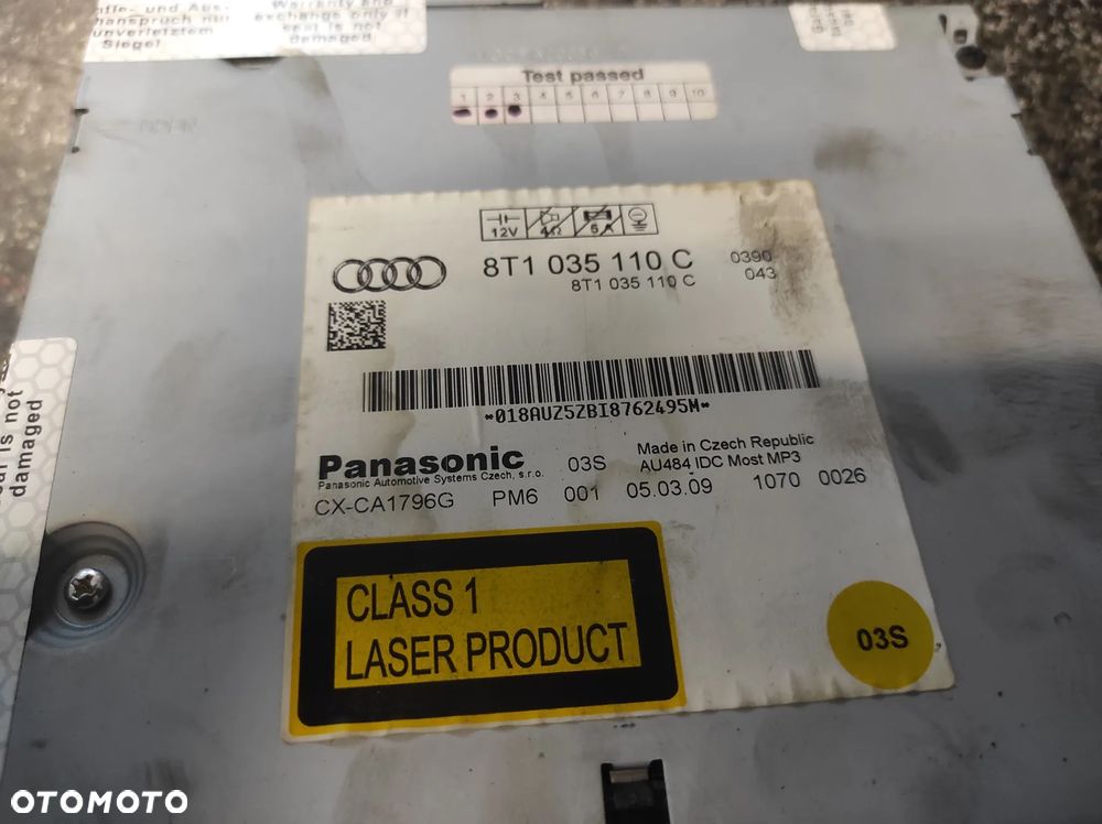 A4 B8 A5 8T RADIO ZMIENIARKA AUDI CD CHANGER 8T1035110C SPRAWNE GWARNAJCA WYSYŁKA !!! - 3