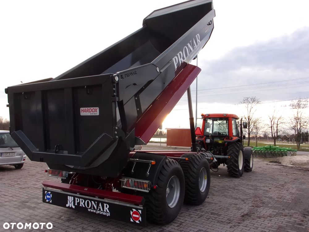 Pronar Przyczepa rolnicza - ciężarowa - budowlana PRONAR T-701HP -16,1 tony, ze skrzynią ładunkową typu Half-Pipe, skorupowa, tandem - 8