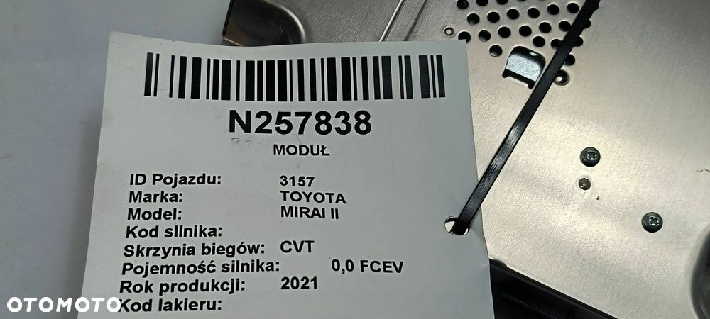 TOYOTA MIRAI II FCEV 2021 8684062131 Moduł - 5