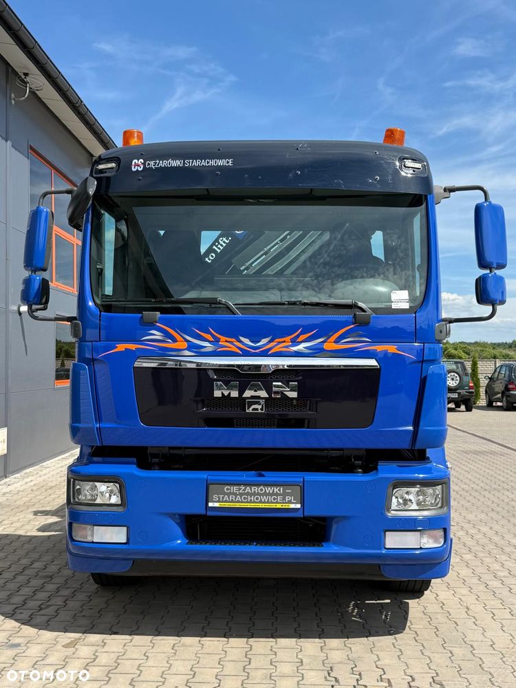 MAN MAN TGM TGL TGS 18.250 // Klimatyzacja / Kiper 6,55 m !!  // wywrotka 3-S + HDS HMF 1420 - K2 // budowlanka // energetyka //żuraw dzwig kran crane // Świeżo sprowadzony!! - 27