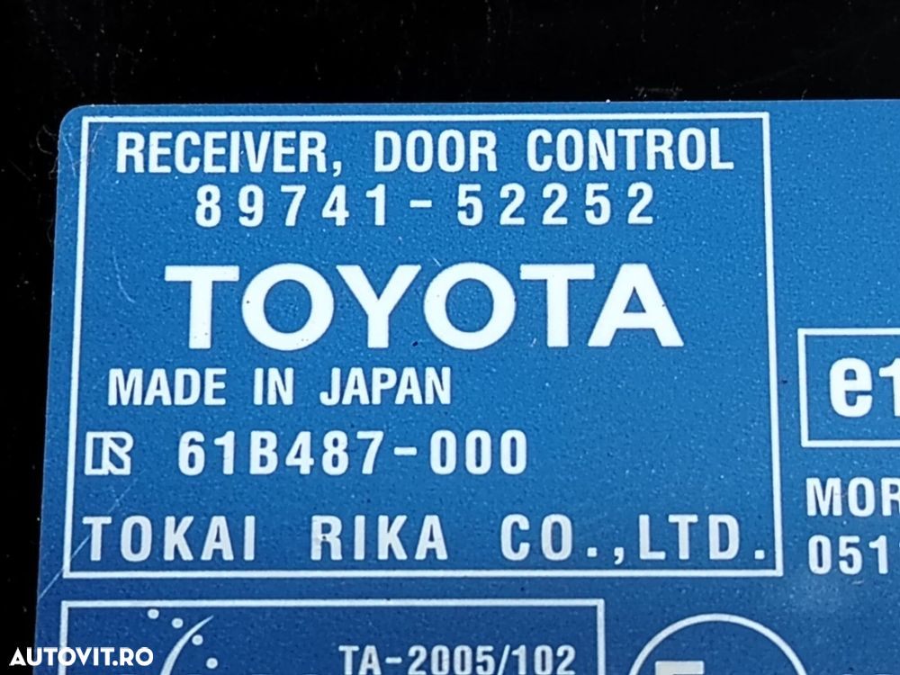 Modul usa 89741-52252 Toyota Urban Cruiser 1 [2008 - 2020] 1.4 d 1NDT - 3