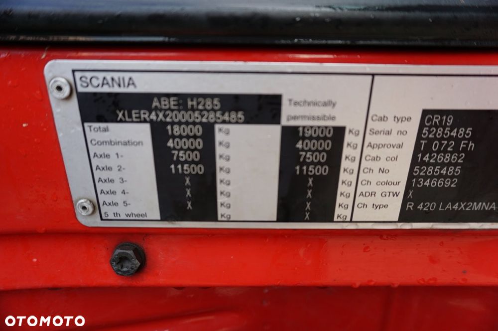 Scania R 420 MANUAL RETARDER EURO 5 * 2012 * - 17