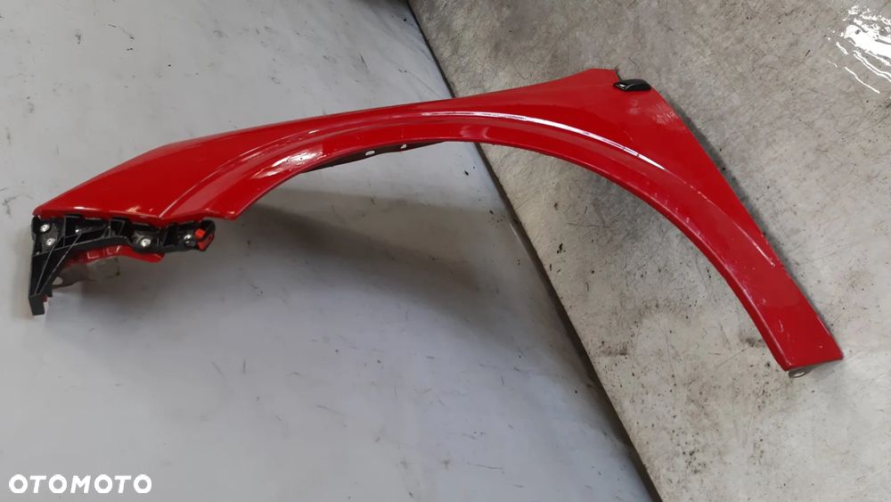 * OPEL ASTRA III H BŁOTNIK PRZÓD PRZEDNI  LEWY Y547 CZERWONY - 3