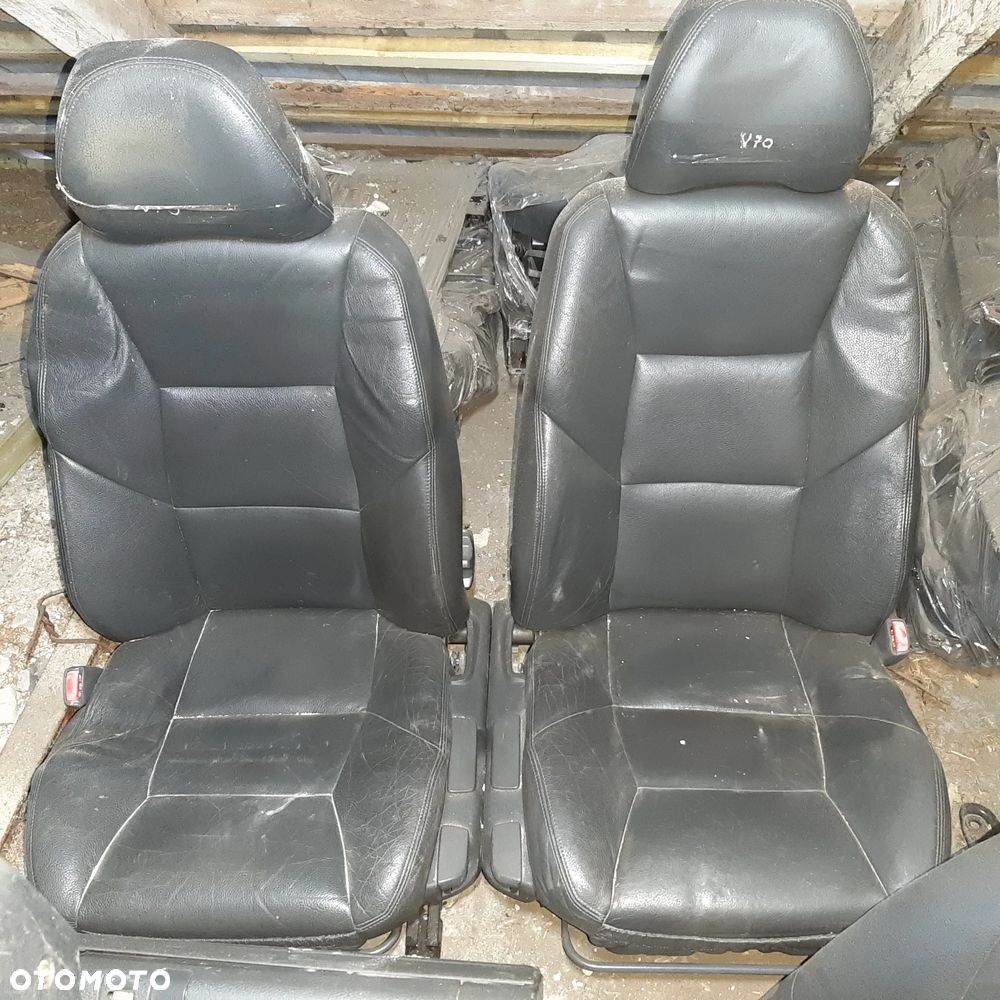 Fotele Przód Kanapa Tył Volvo V70 99-05 Skóra - 1