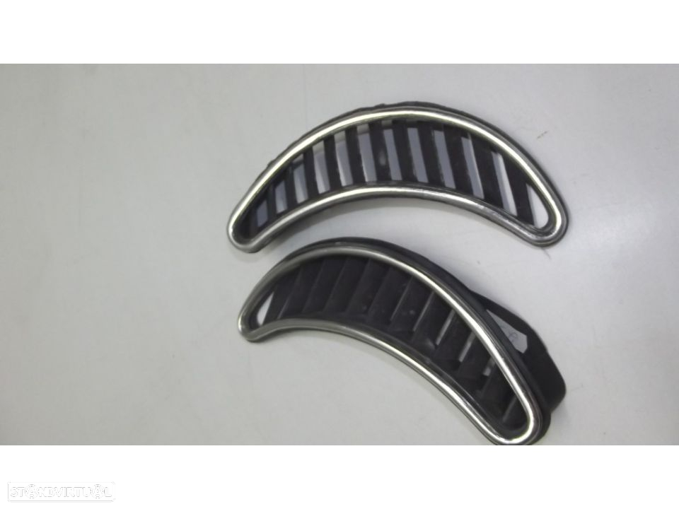 Vw carocha grelhas dos paineis laterais em cromado ou preto - 3