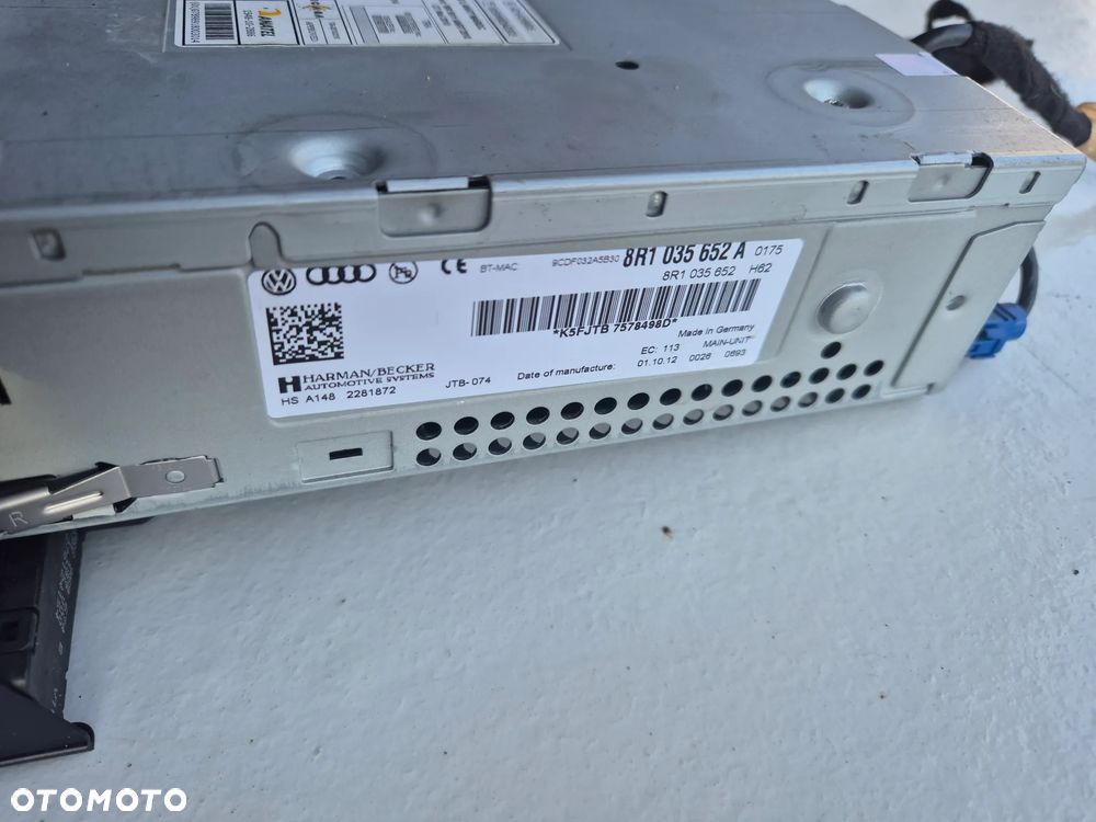 NAWIGACJA CZYTNIK MIMI AUDI A4 A5 Q5 8R1035652A KOMPLET - 2