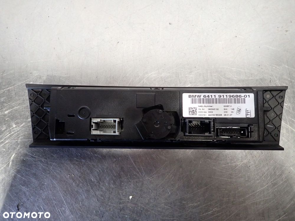 PANEL STEROWANIA NAWIEWU KLIMATYZACJI BMW E91 - 2