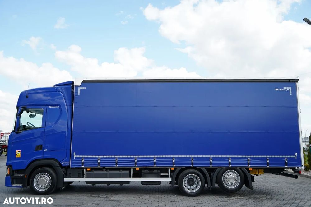 Scania S 450 / SOLO / CORTINĂ / 6x2 / ACOPERIȘ RIDICABIL / PUNȚĂ RIDICABILĂ / - 3