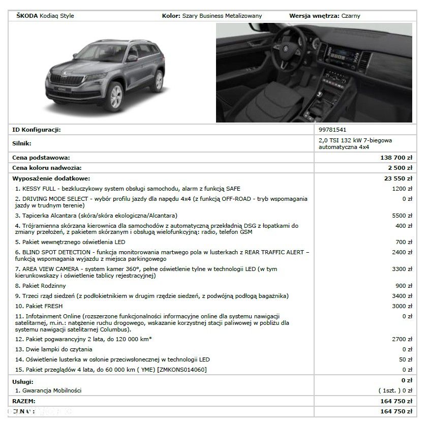 Skoda Kodiaq 2.0 TSI 4x4 Style DSG 7os - 8