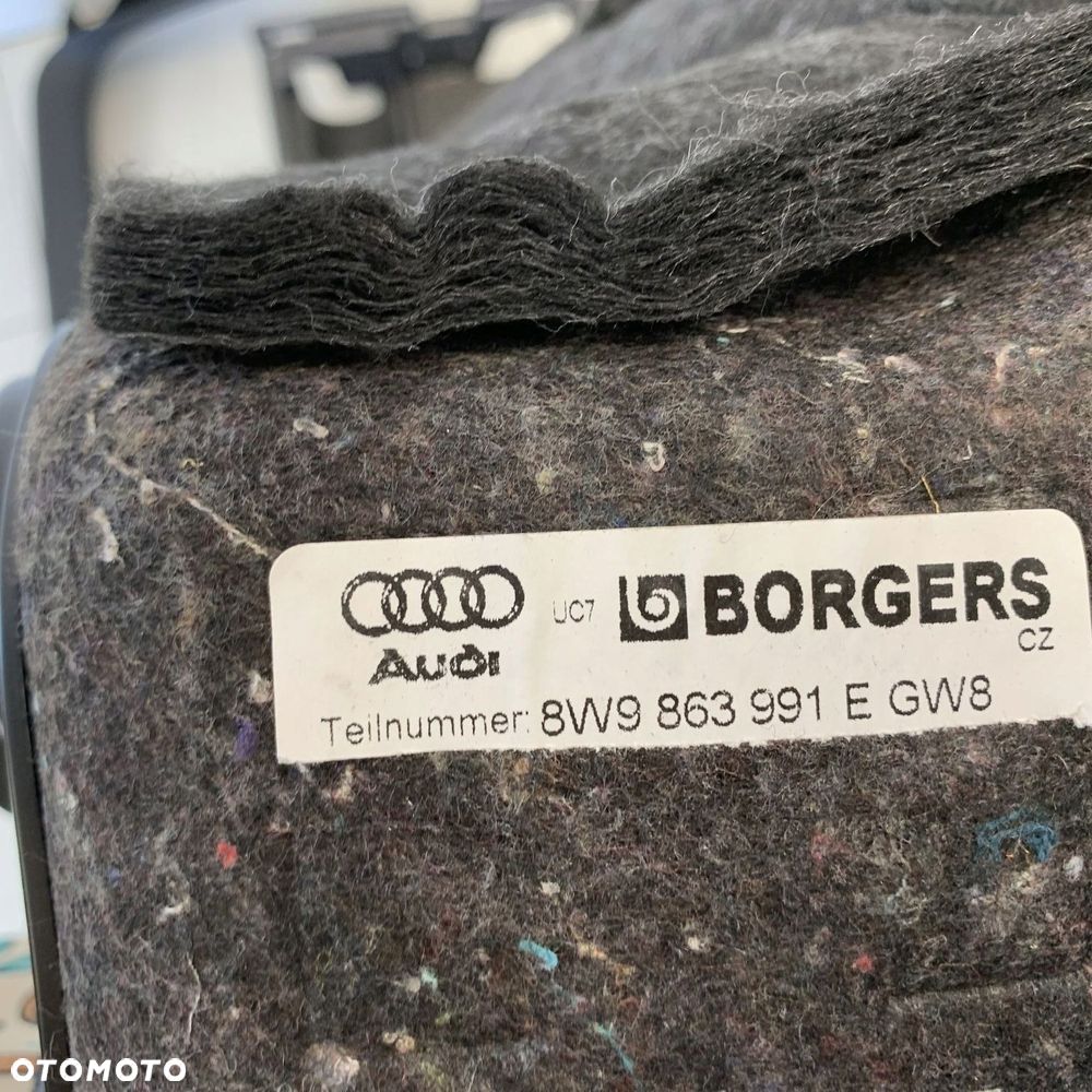 Audi A4 B9 8W 18R Avant Tapicerka Boczek Podłoga Bagażnika Komplet - 14