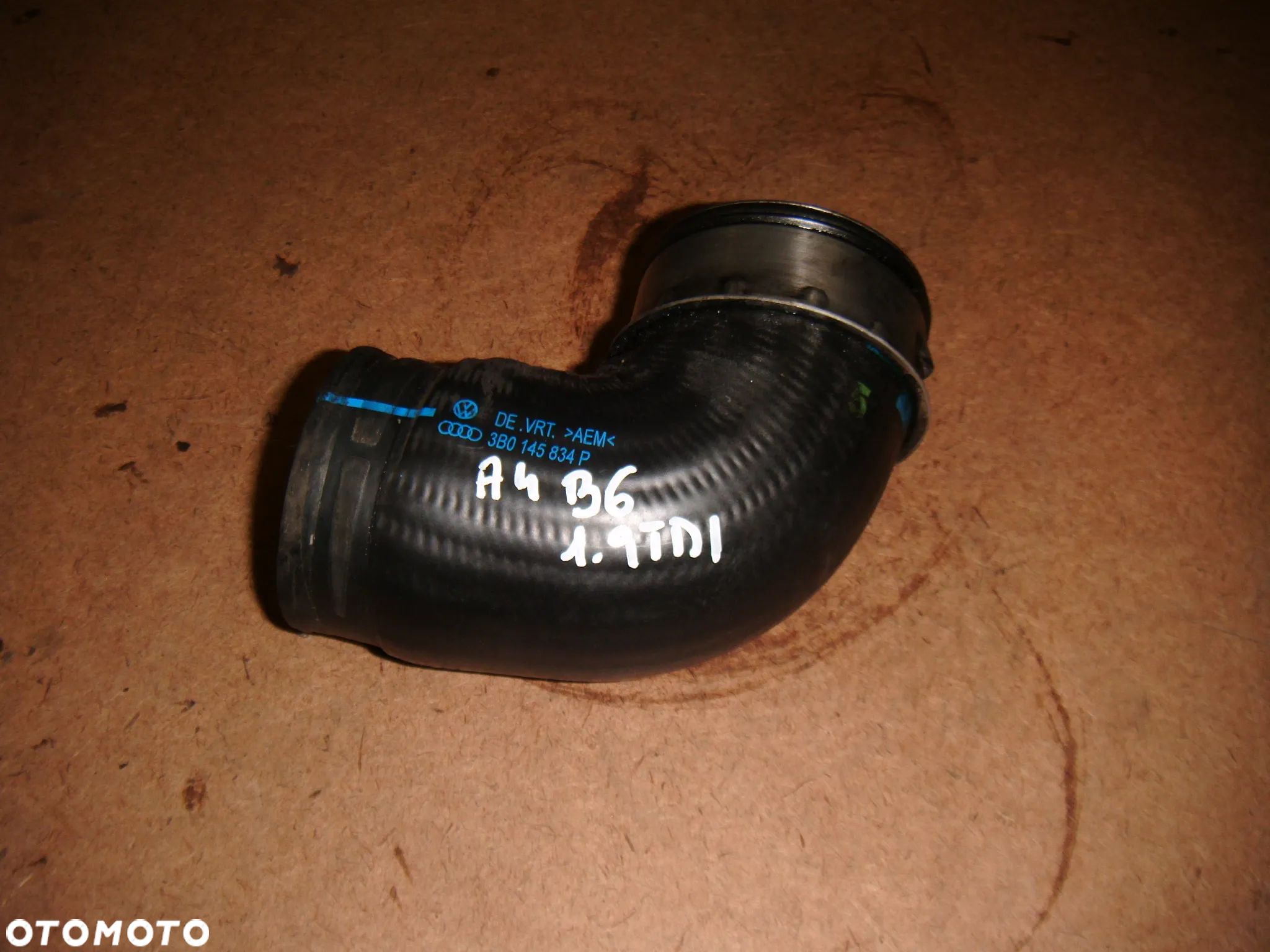 audi a4 b6 1.9 tdi wąż przewód intercooler  3b0145834p - 1