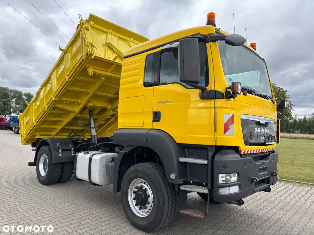 MAN TGS 18.440 4x4 HYDROBURTA MEILLER , hydrodrive , hydraulika do przyczepy, zimowe utrzymanie dróg, wyjście do czołownicy, czołownica - 6