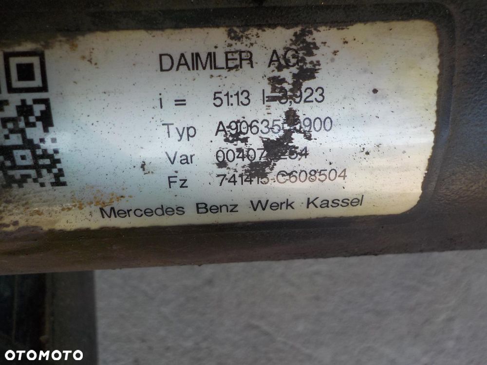 VW CRAFTER SPRINTER 906 06- DYFER MOST 51:13 SZYBKI - 5