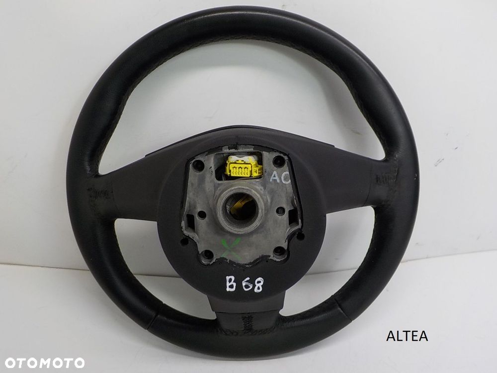 SEAT ALTEA LEON II TOLEDO III KIEROWNICA SKÓRA MULTI AIRBAG - 6