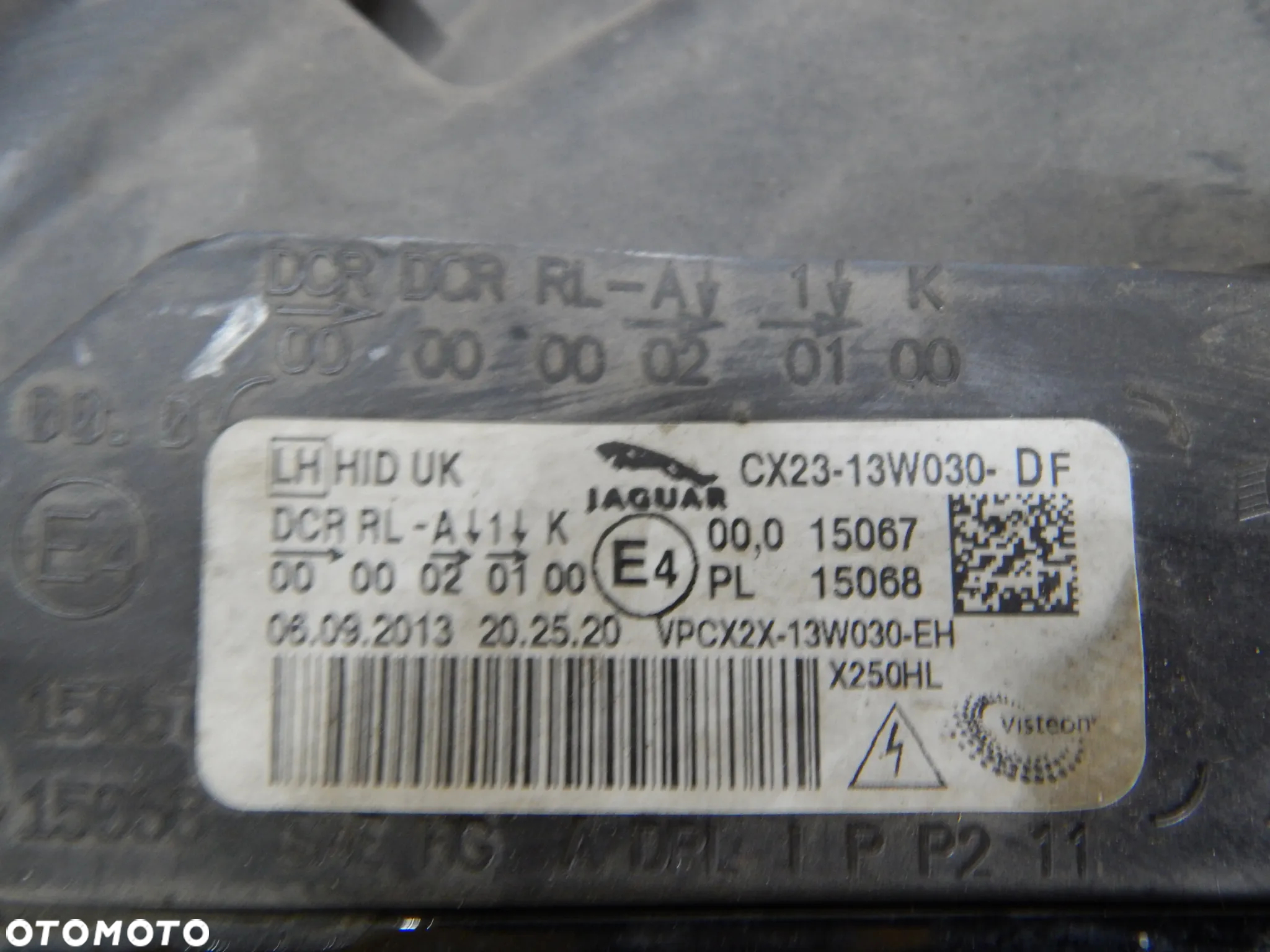 Lampa prawy przód LED xenon Jaguar XF x250 11-15 Lift Łuków części - 6