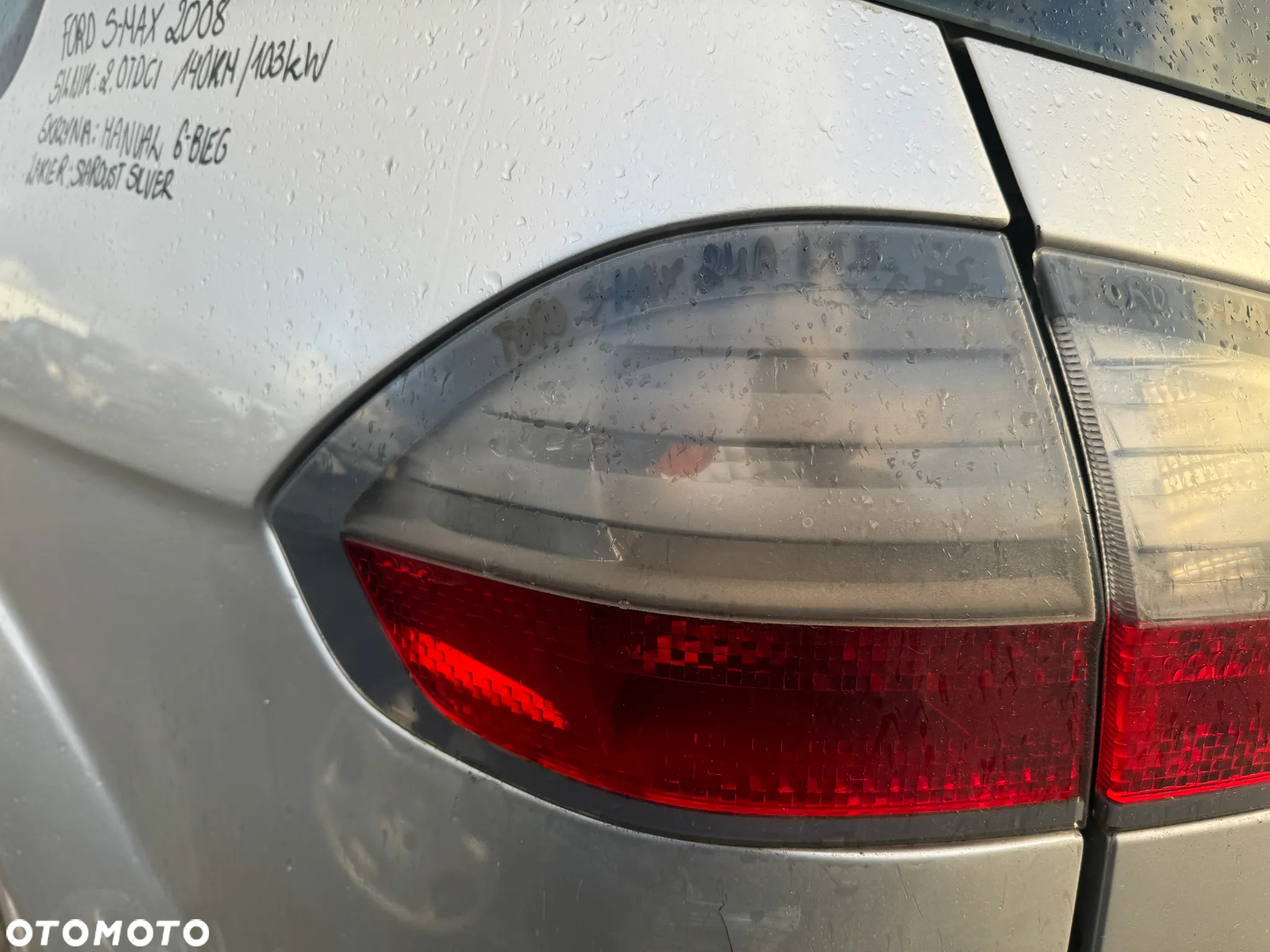 FORD S-MAX MK1 LAMPA LEWA TYLNA LEWY TYŁ Z BŁOTNIKA BŁOTNIK - 2
