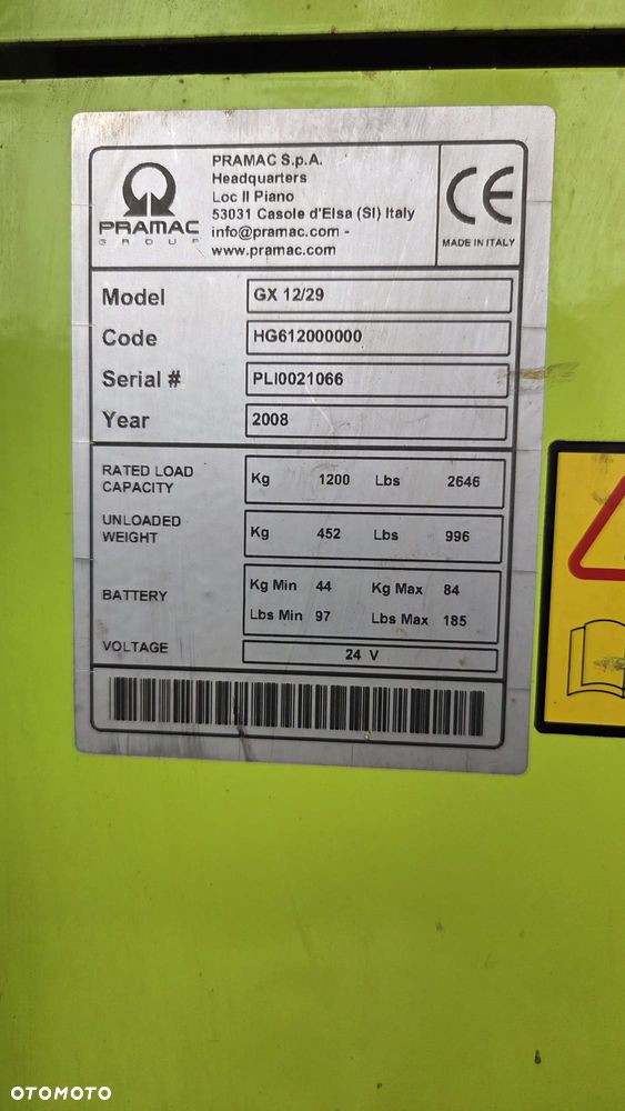 Pramac GX12/29 - 2