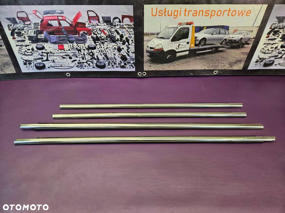 Listwa Listwy Zgarniajace Szyb Szyby Chrom Chromowane AUDI A6 C6 Sedan Kombi - 12