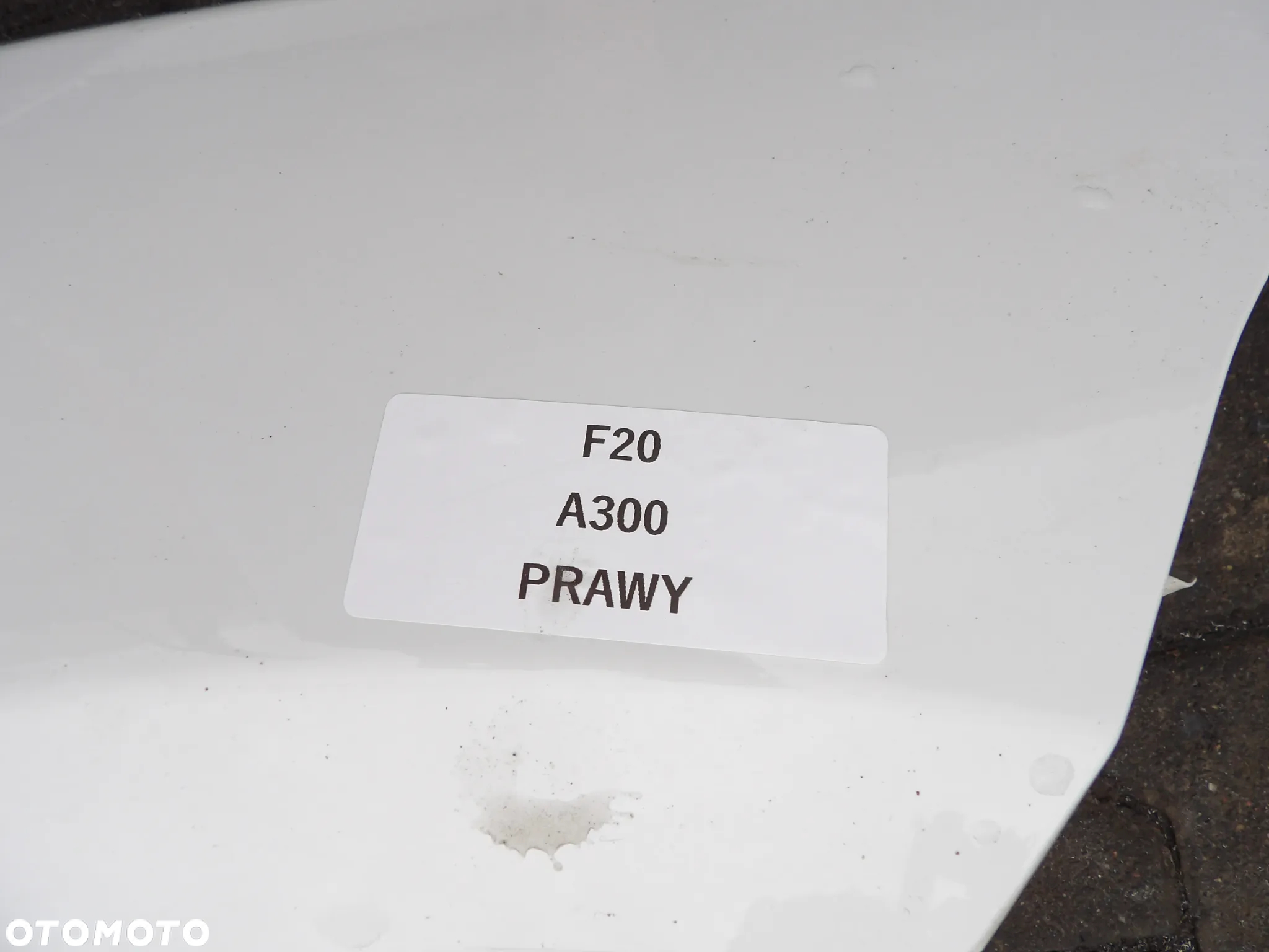 BMW - F20 - KOLOR A300 - PAS PRZEDNI - MASKA-ZDERZAK - BŁOTNIKI  - LAMPY  - KOMPLETNY - ORYGINAŁ - 5