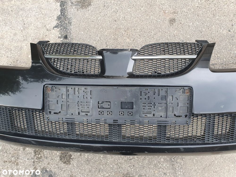 NISSAN ALMERA N16 LIFT 03-06 ZDERZAK PRZÓD PRZEDNI CZARNY KOMPLETNY   62022-BN700 - 6