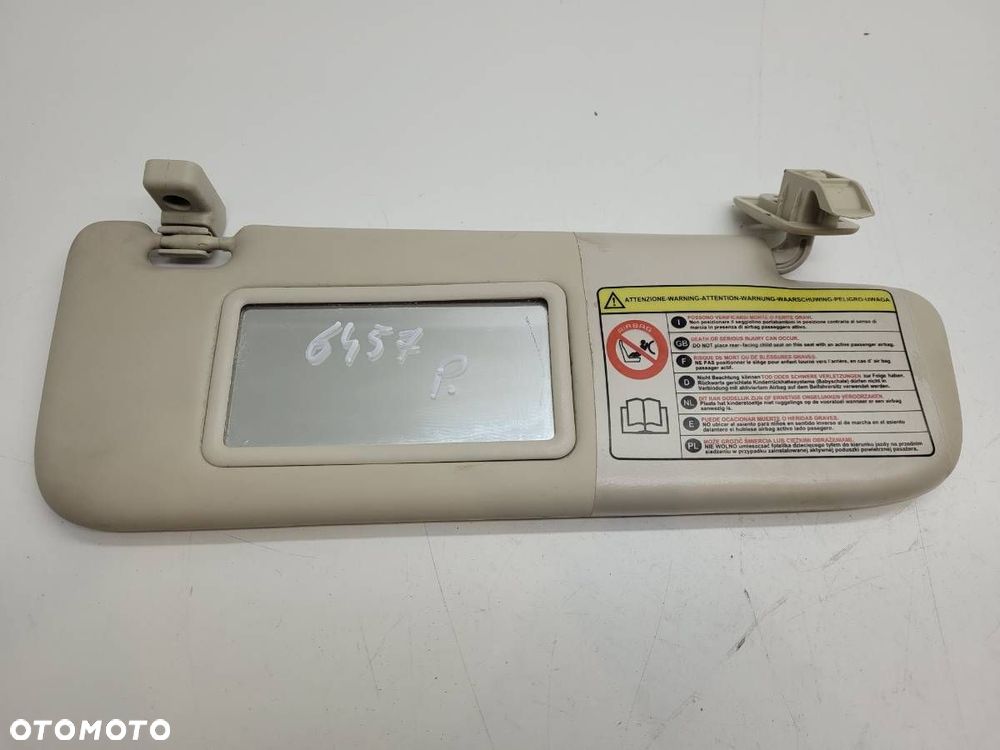 OSŁONA PRZECIWSŁONECZNA PRAWA FIAT 500 312 EUROPA BEŻOWY - 1