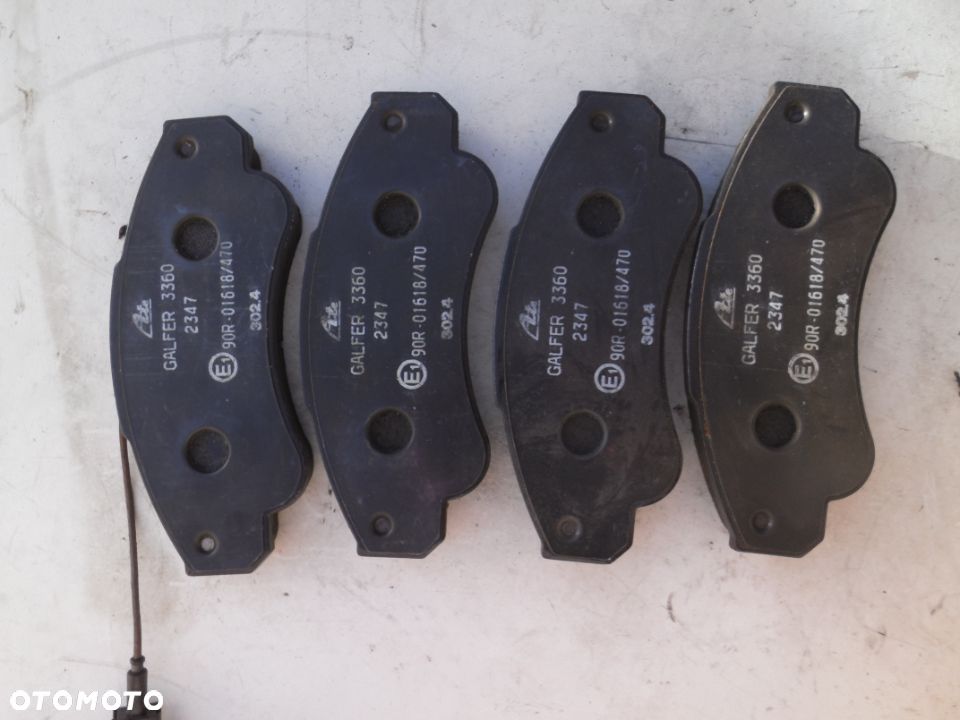 KLOCKI HAMULCOWE CITROËN JUMPER BOXER DUCATO 2.0 2.8 2.8 94-02 TDI JTD HDI KOMPLET ATE 604979 - 4