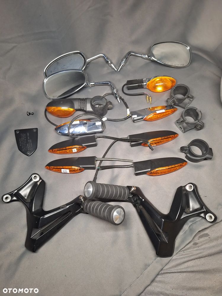 VICTORY CZĘŚCI LUSTERKO MIGACZ KIERUNKOWSKAZ WYDECH TŁUMIK KIEROWNICA PODNÓŻKI - 1