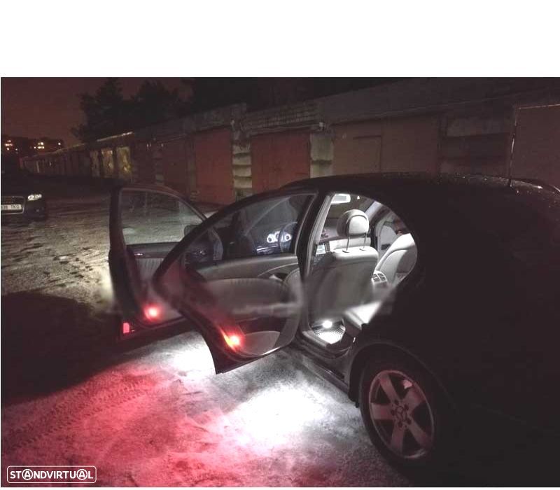 KIT COMPLETO DE 17 LÂMPADAS LED INTERIOR PARA MERCEDES CLASE E W211 E55AMG E320 02-08 - 4