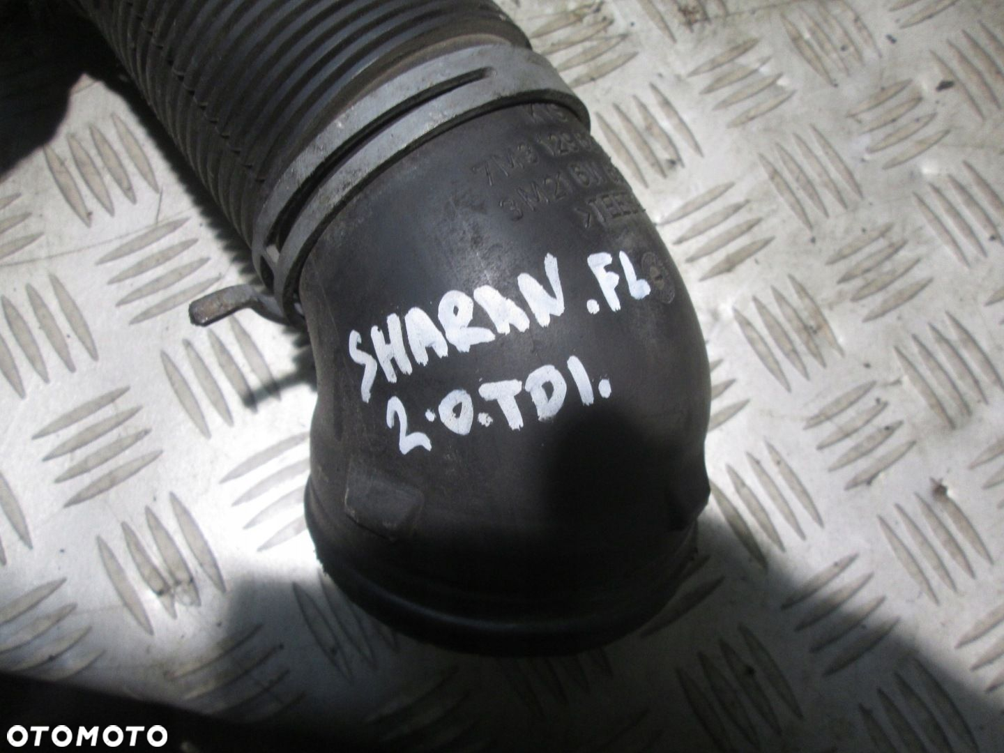 RURA DOLOTOWA POWIETRZA SHARAN I FL 2.0 TDI 7M3129627G GALAXY MK1LIFT - 2